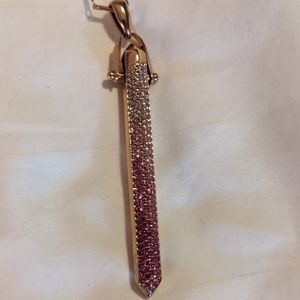 Stella & Dot rose gold rebel pendant